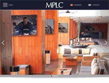 Tablet Screenshot of mplc.dk